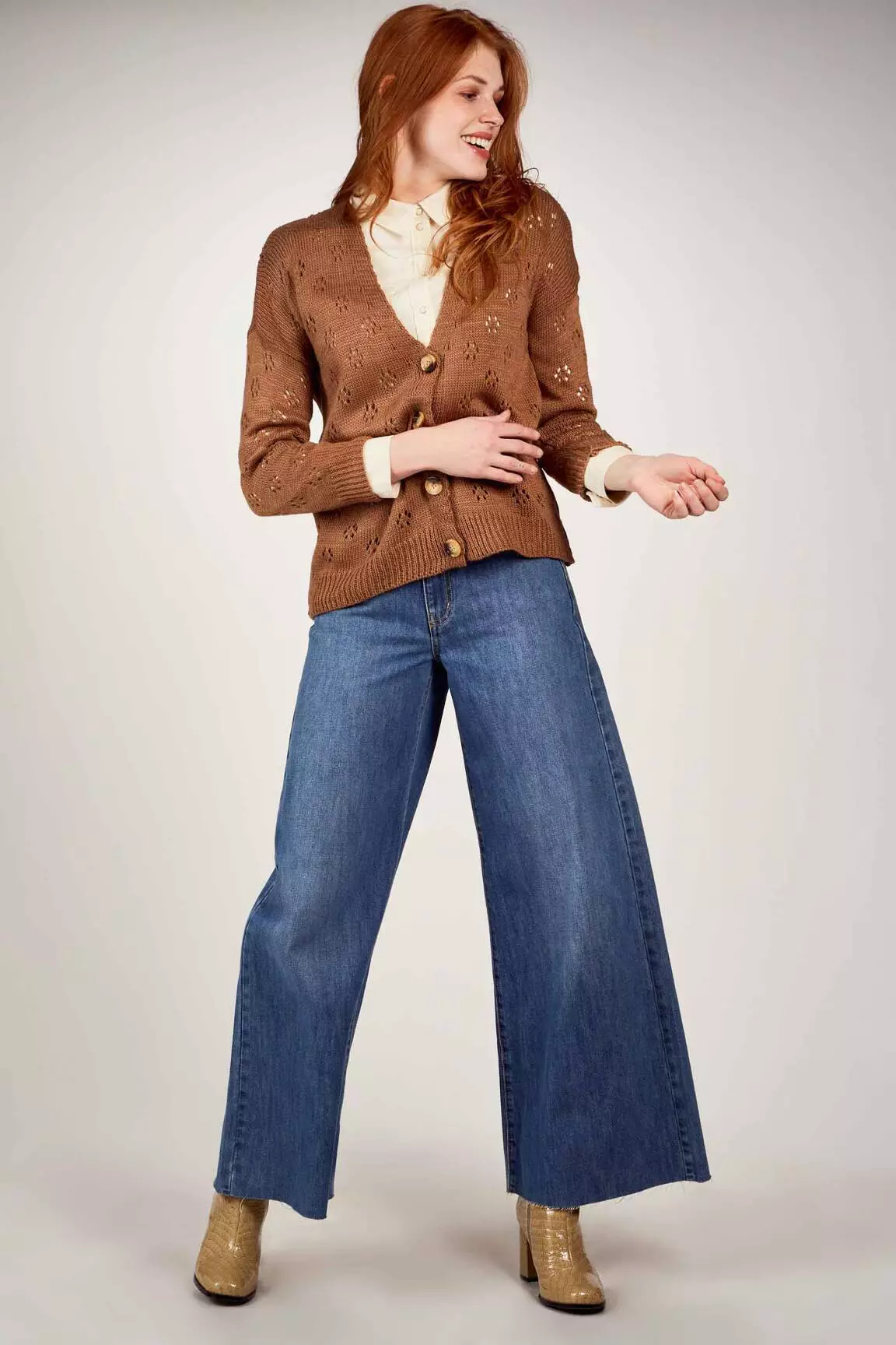 Zabaione Cardigans Femme couleur marron