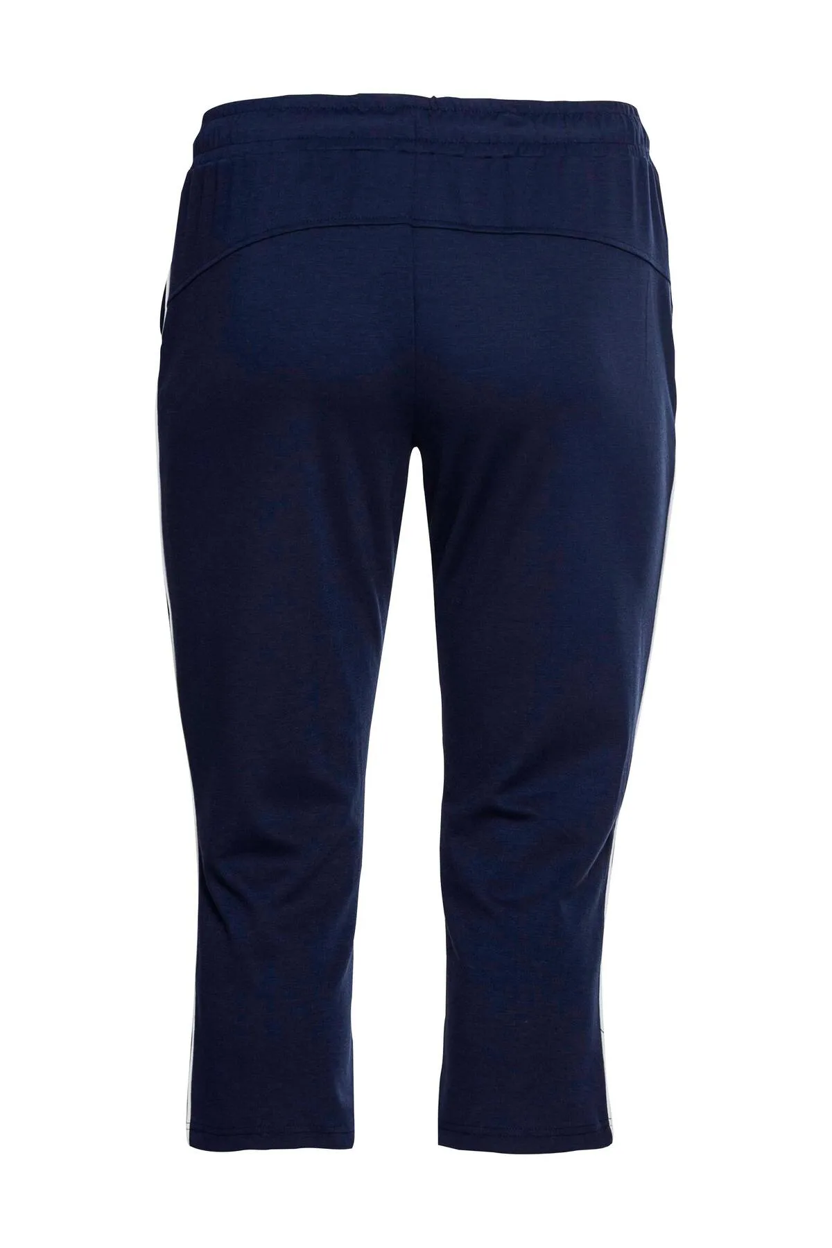 Sheego  Kurze Sporthose - Blau - Mittlerer Bund