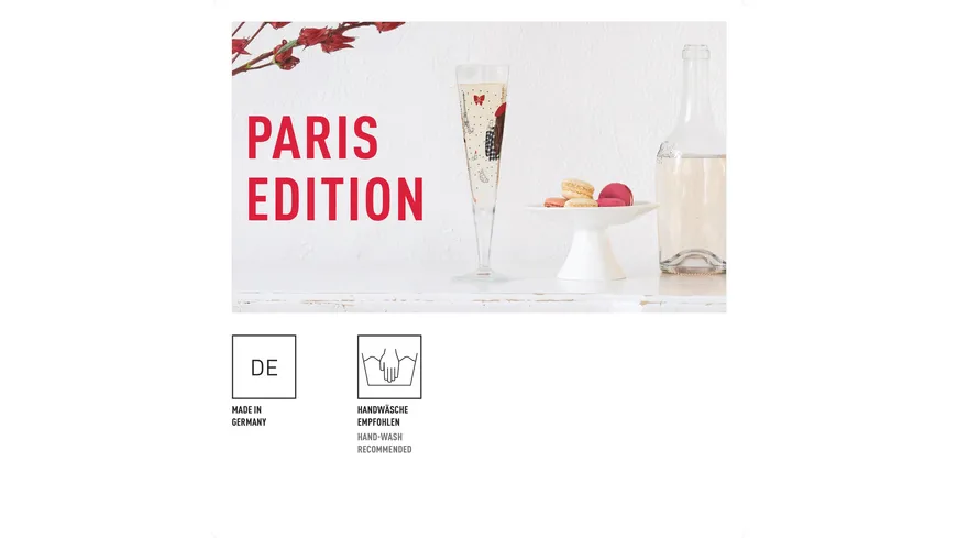 RITZENHOFF Champusglas Paris Edition von Lea Stuhldreier H23 Mehrfarbig