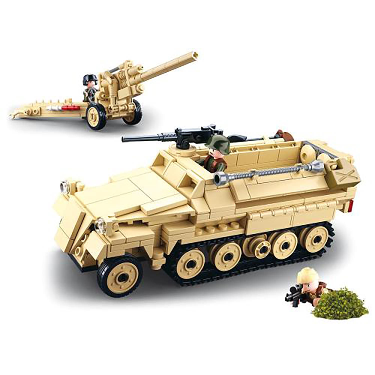 WWII - Deutsches Halbkettenfahrzeug - Bausteine Set M38-B0695
