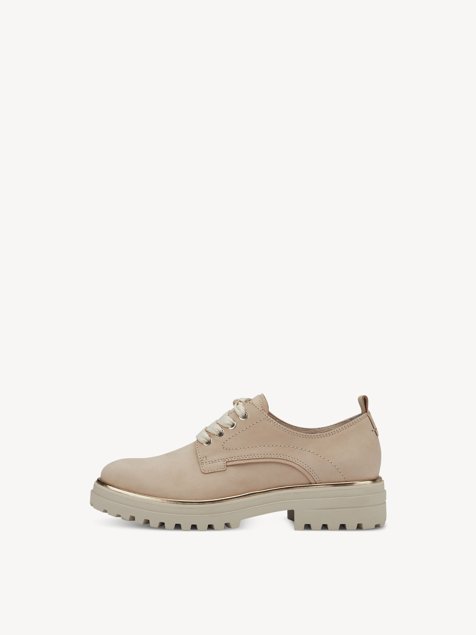 Derbie en cuir - beige