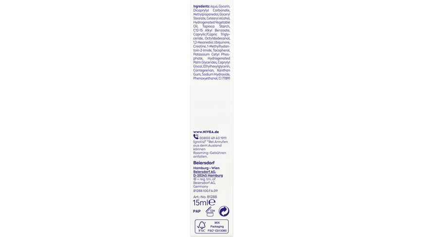 NIVEA Q10 Power Anti-Falten + Straffung Augenpflege 15 ml
