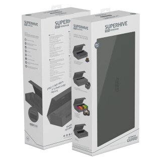 Ultimate Guard Superhive 550+ XenoSkin Monocolor Grau