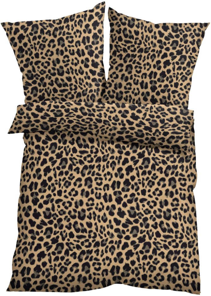 Bettwäsche mit Leoparden Design