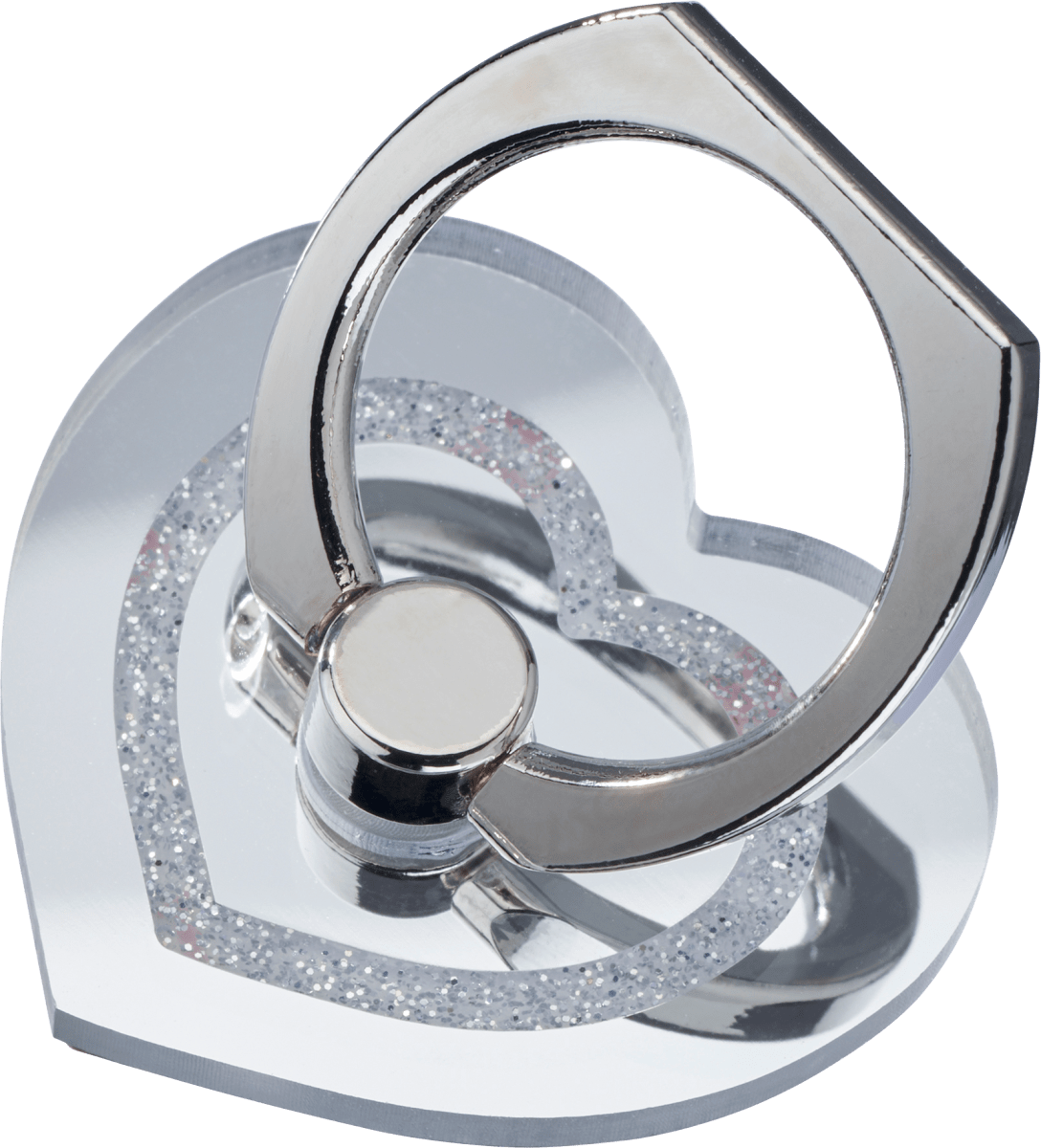 Handyhalter Herz Silber-Optik, 1 St