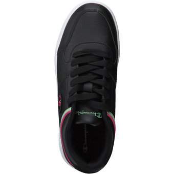 Champion Rebound Vintage Low Sneaker in schwarz