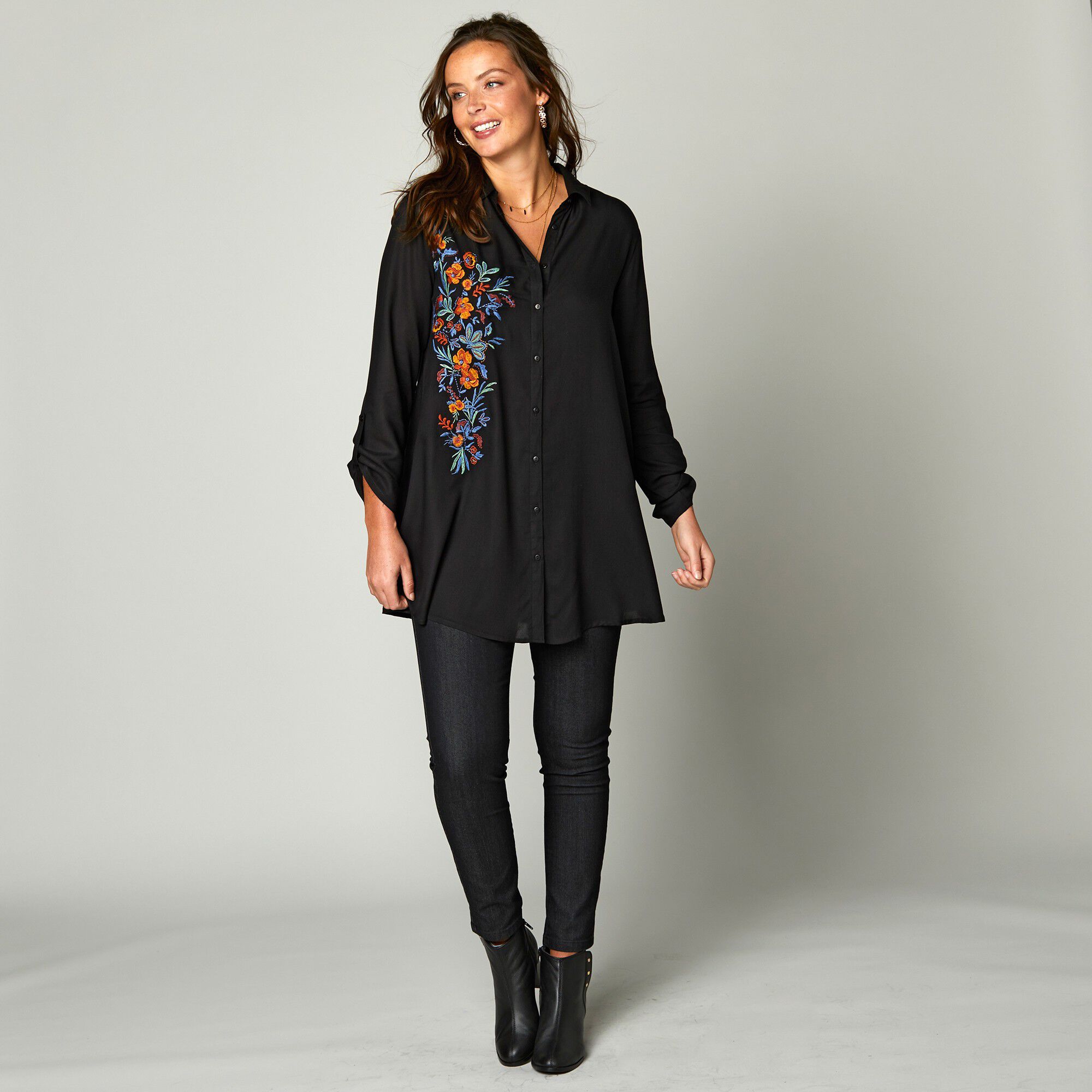 Jegging denim taille élastiquée