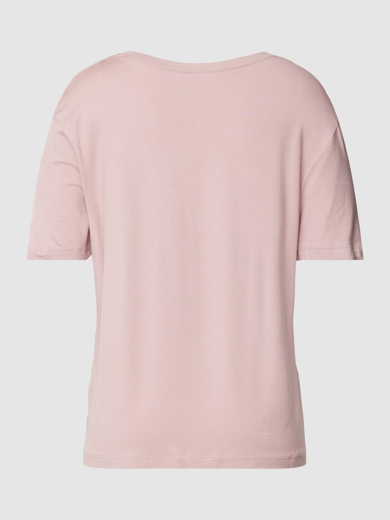 Pyjama-Oberteil mit U-Ausschnitt in rosé