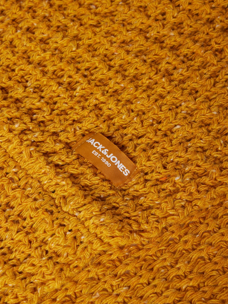 Loop-Schal mit Label-Detail Modell 'CLIFF' in gelb