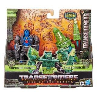 Transformers: Aufstieg der Bestien Beast Alliance Combiner Actionfiguren 2er-Pack Optimus Primal & Skullcruncher 13 cm