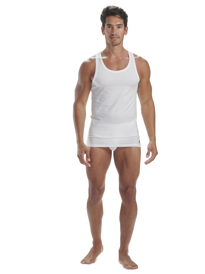 adidas Tanktop BASIC in Weiß günstig kaufen