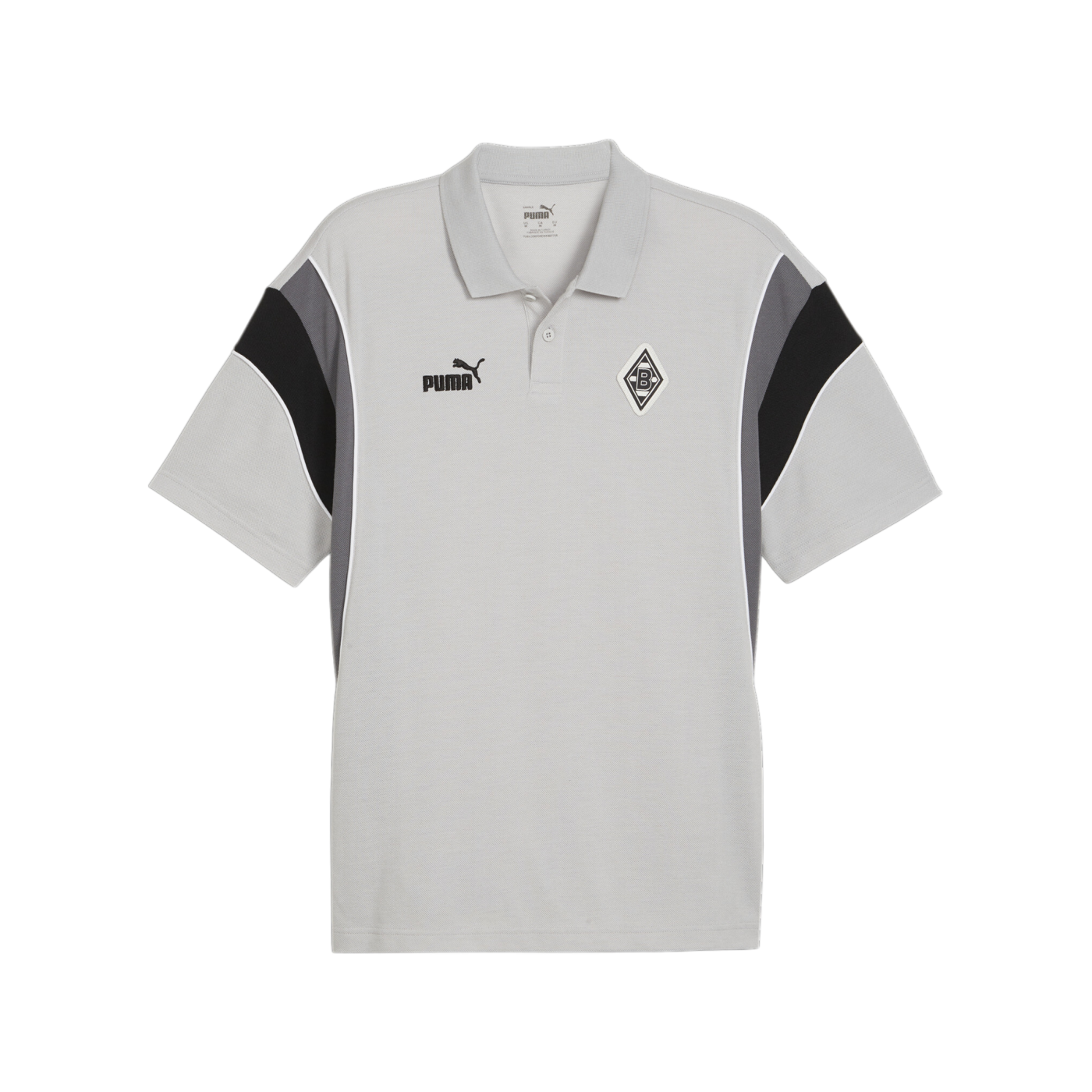 PUMA Borussia Mönchengladbach Archive Polo Shirt Grau F02