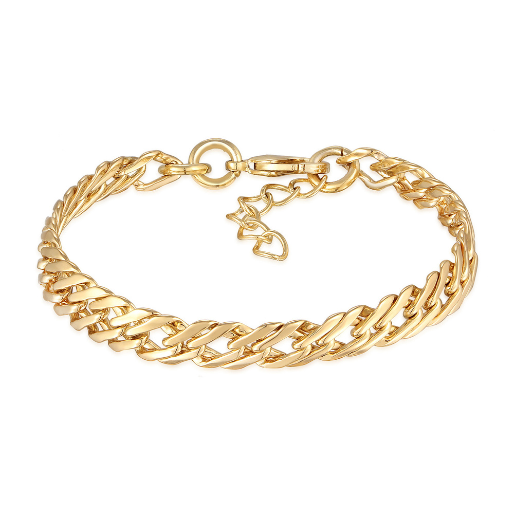 Elli Elli Bracelet Femmes Maillons Torsadé Twisted Classique Couleur Or Bracelet