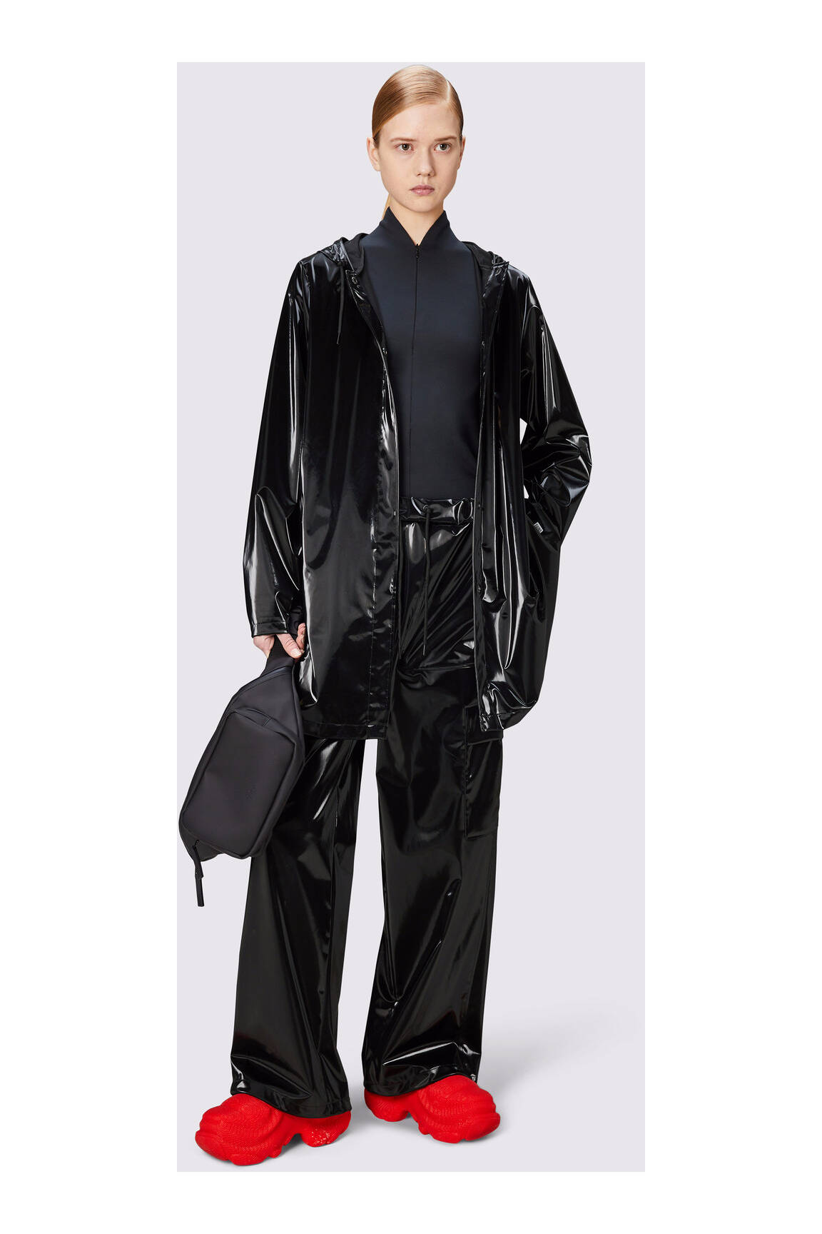 Rains Impermeables Trenchs Femme couleur noir
