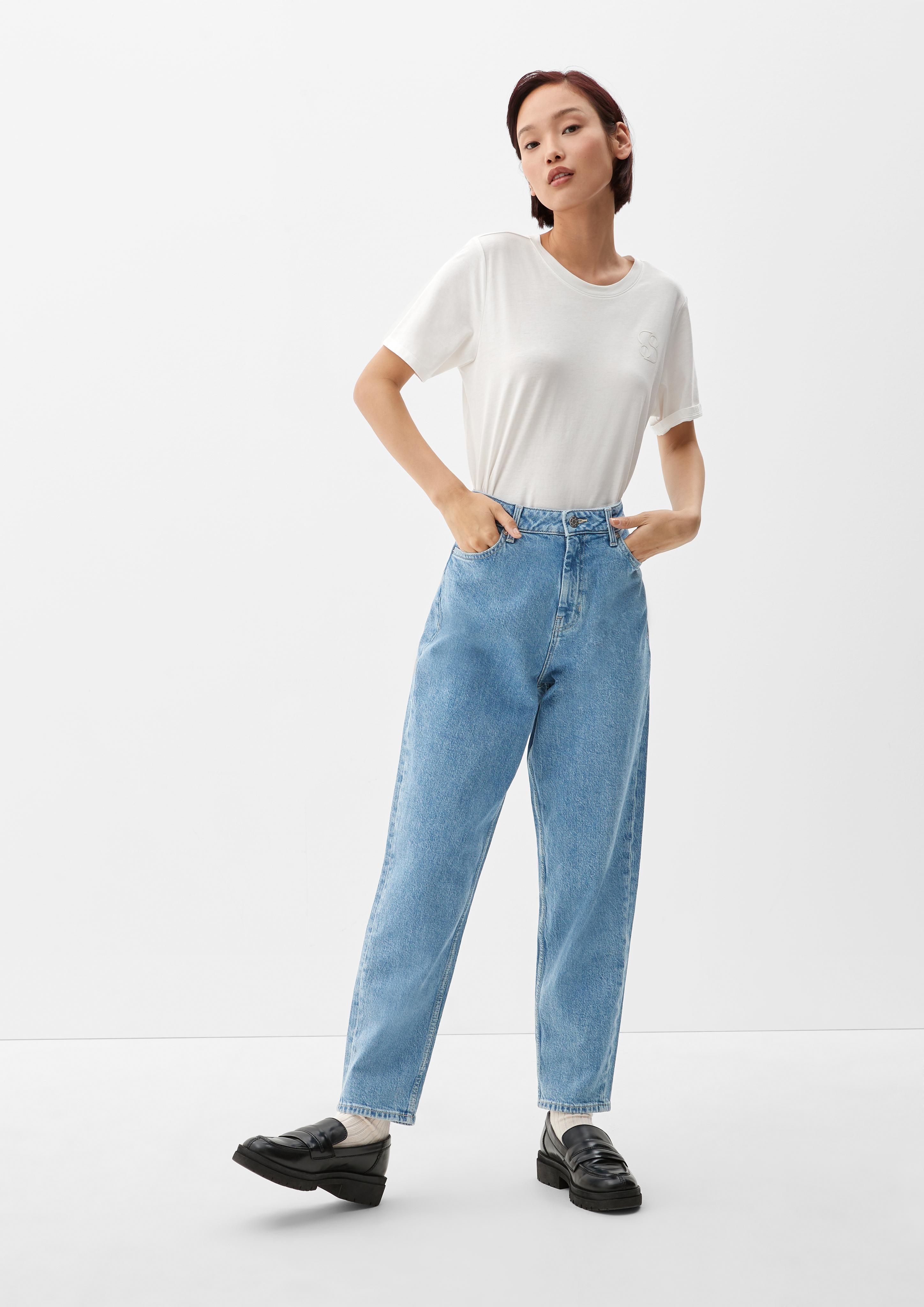Ankle-Jeans / Relaxed Fit / High Rise / Tapered Leg  2123109-55Z4