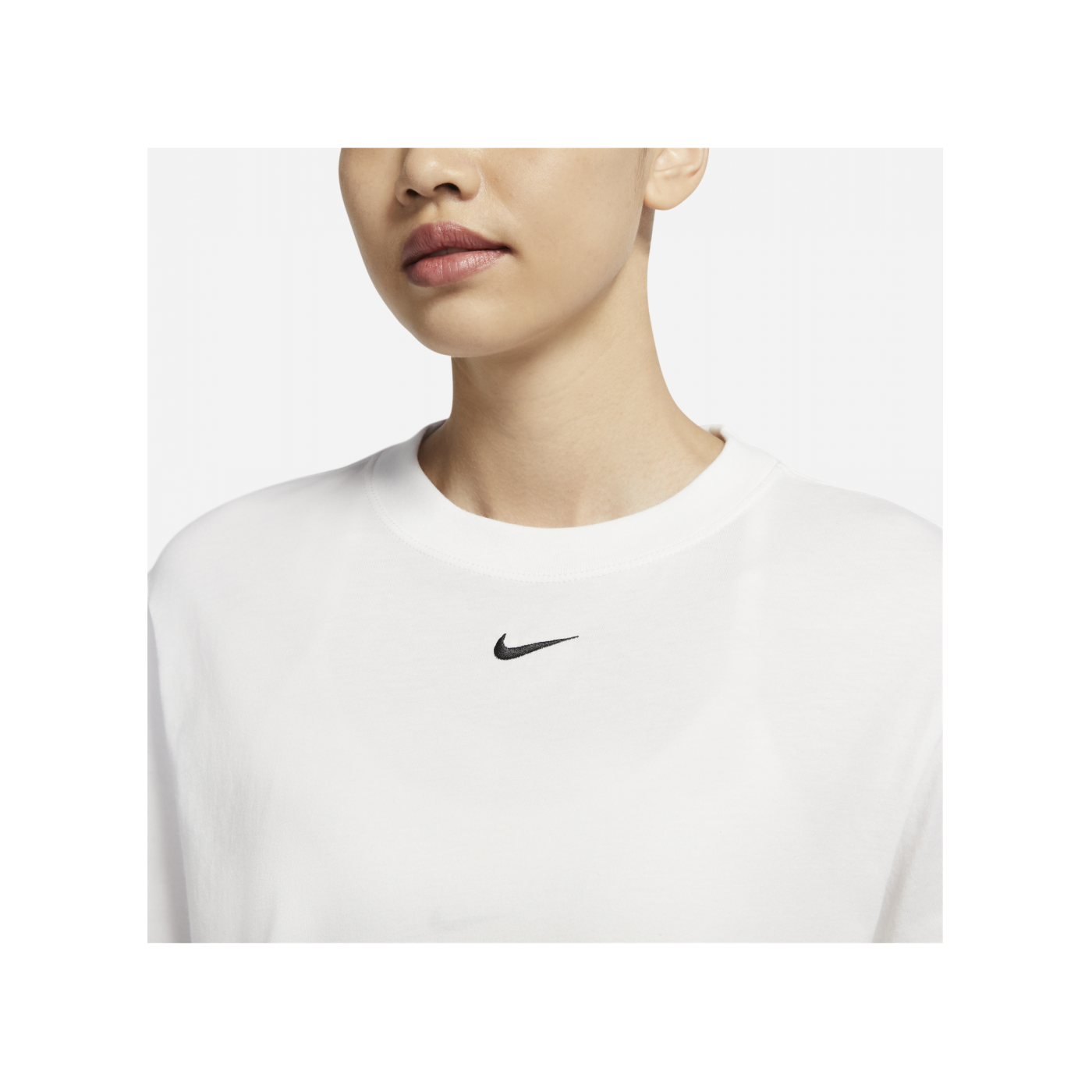 Nike Essential T-Shirt Damen Weiss Schwarz F100