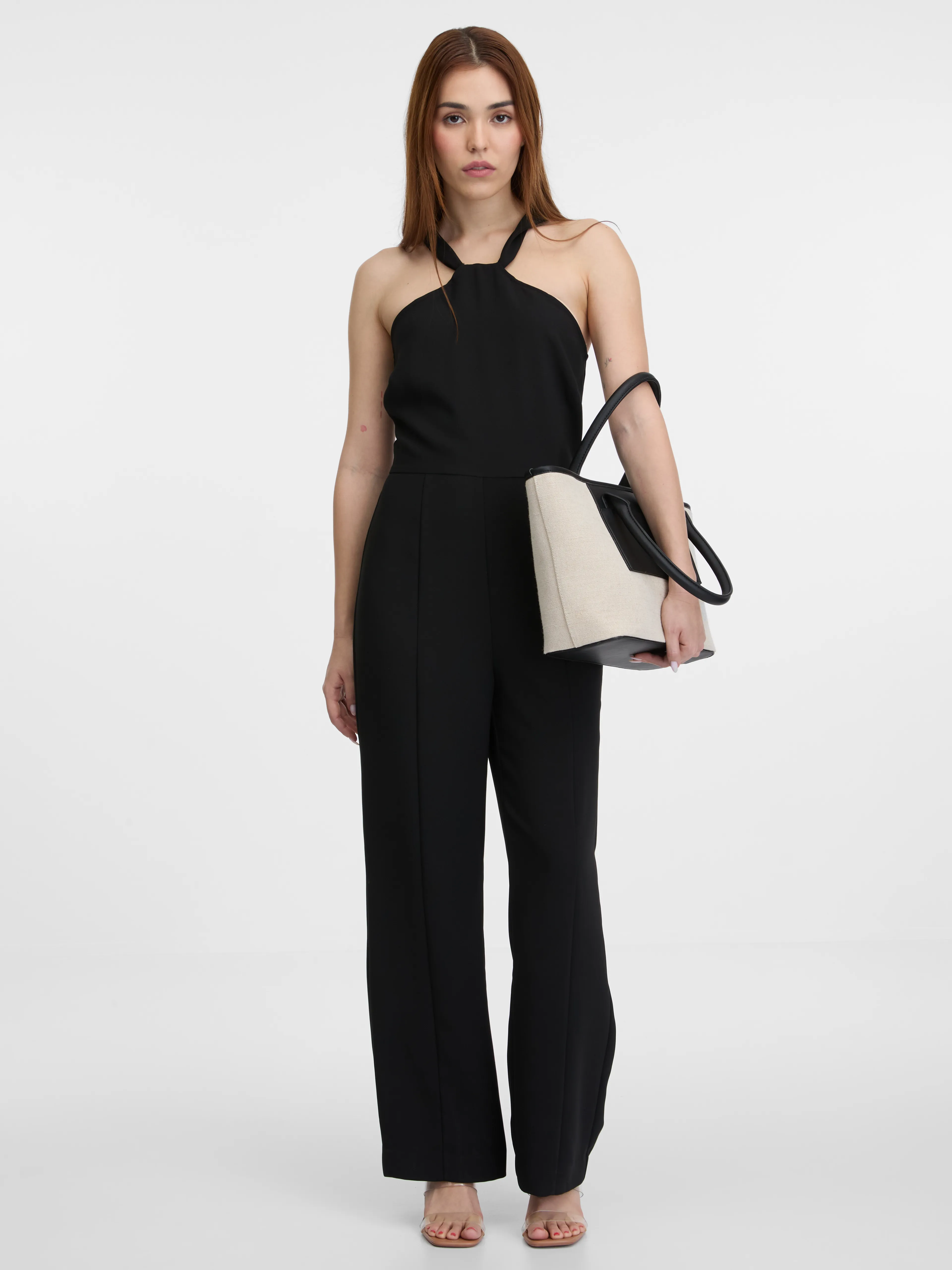 Schwarzer Damen-Overall ORSAY