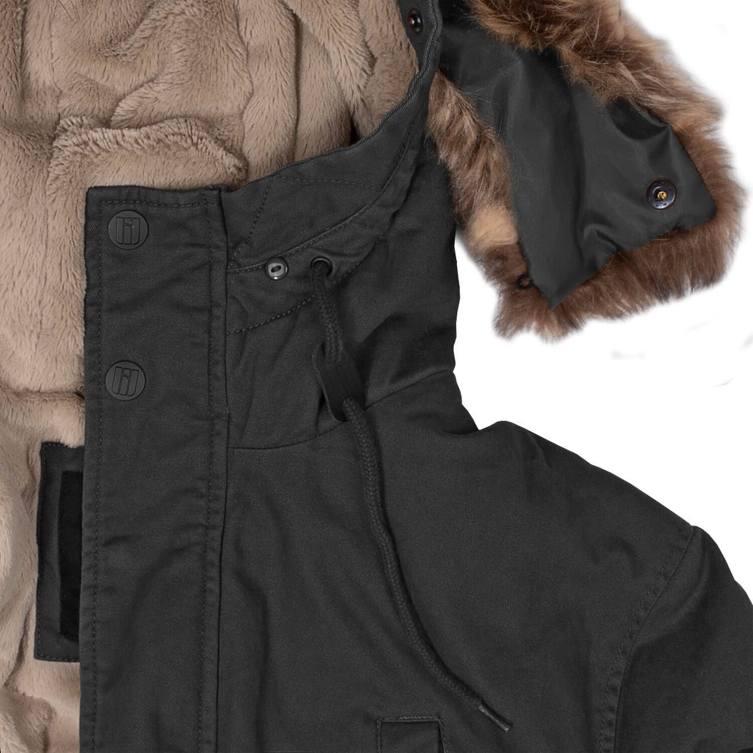 Fishtail Winterparka mit Futter