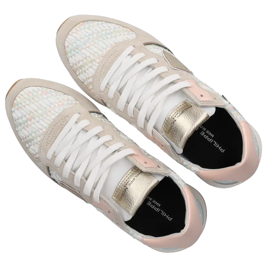 Philippe Model - Sneaker low TRPX Veloursleder Textil - beige