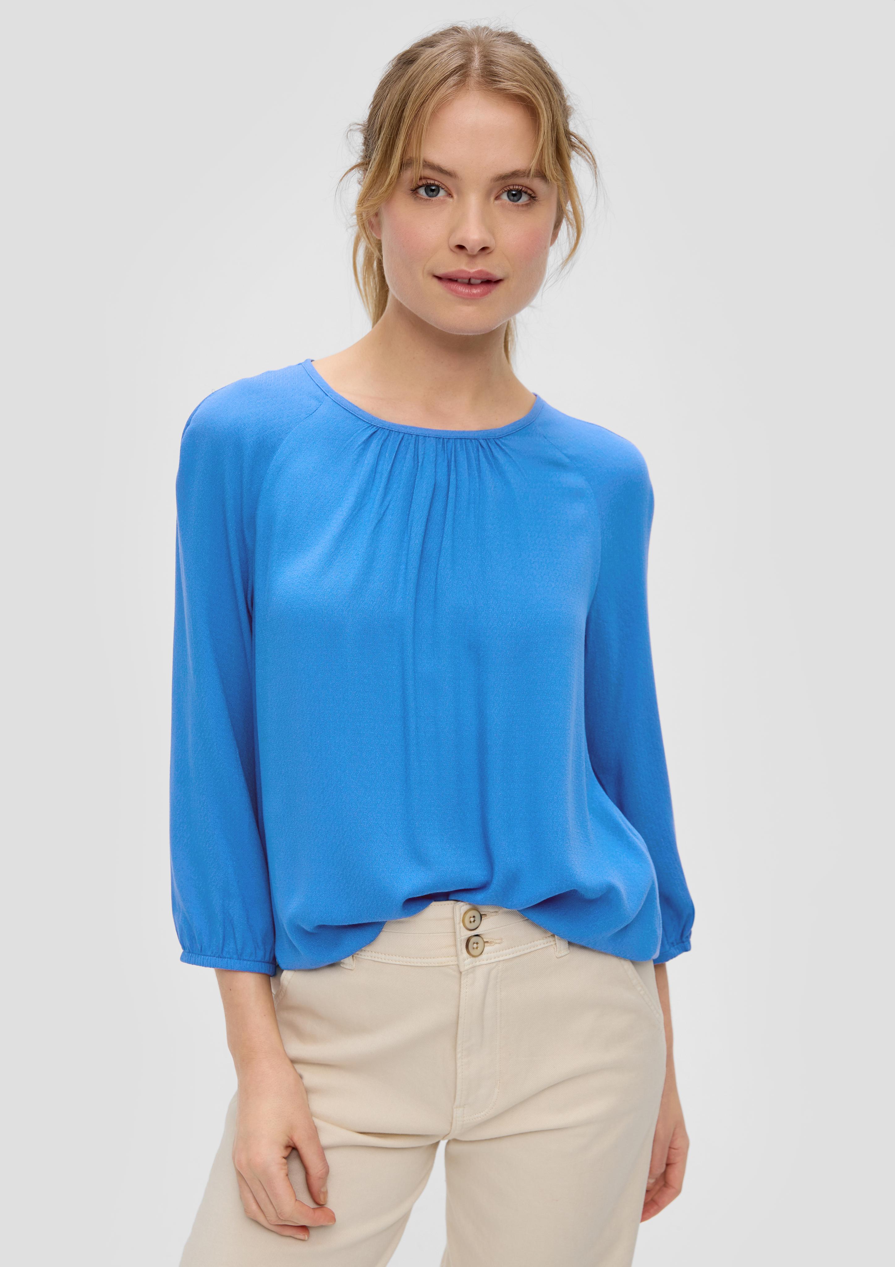 Jacquard-Bluse aus reiner Viskose  2145166-5531