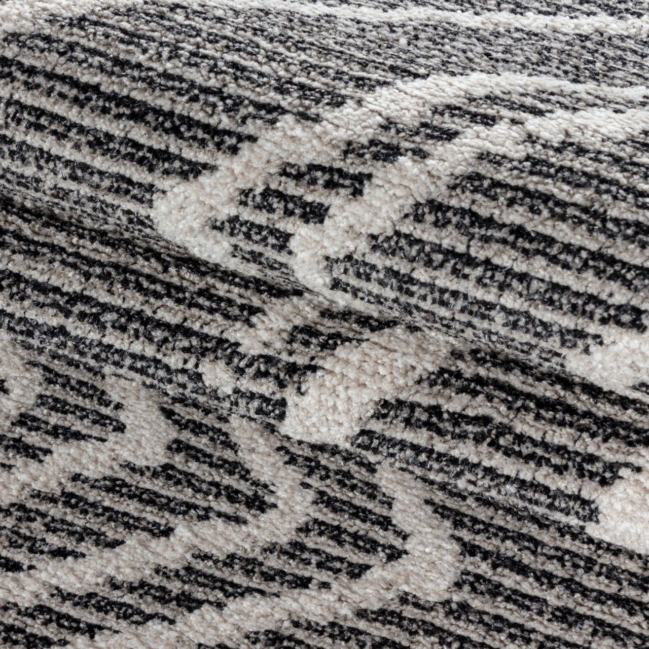 Ayyildiz Teppich, TAZNAXT 5104, BLACK, 140 x 200 cm