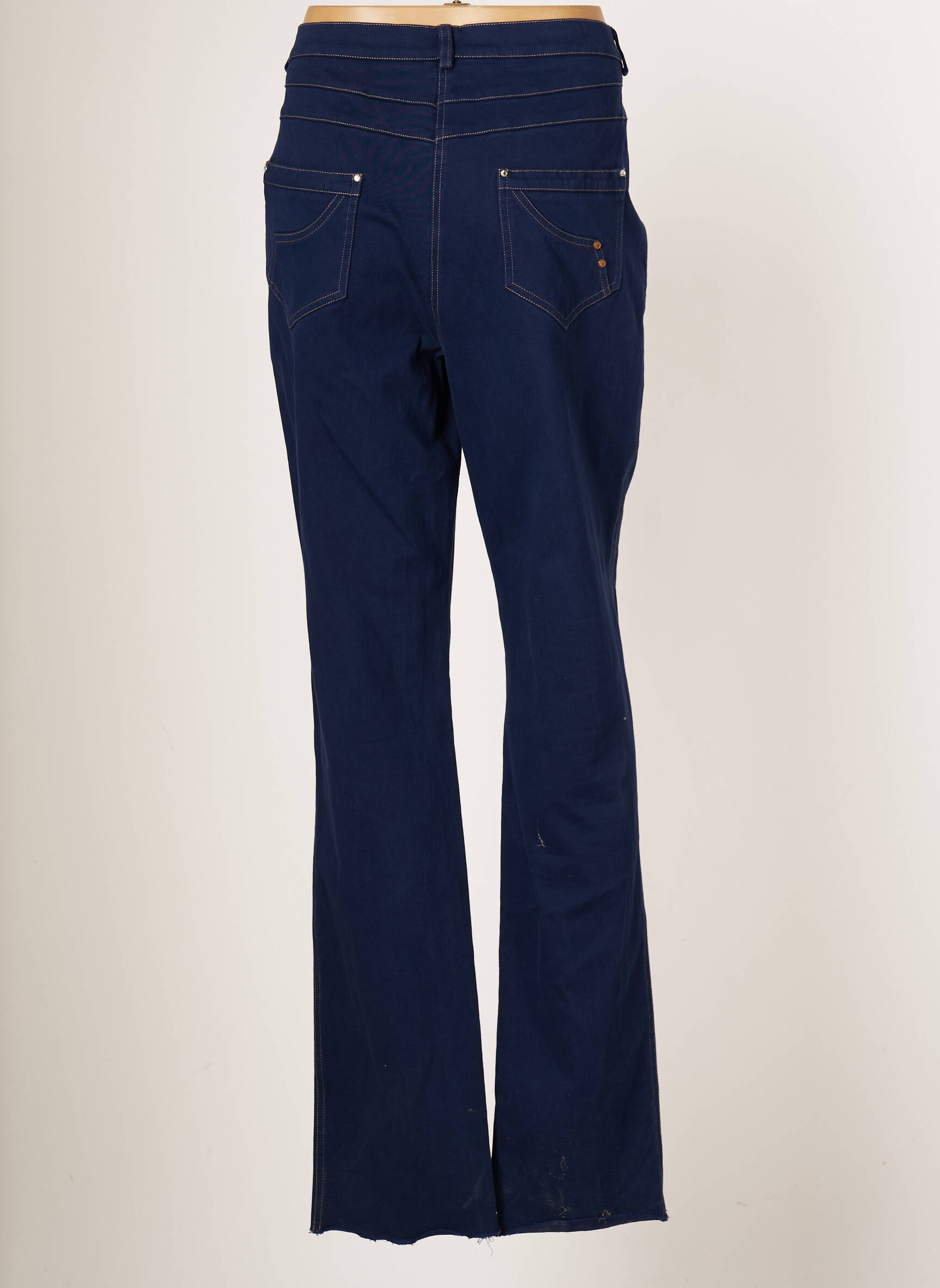 Jumfil Jeans Coupe Droite Femme couleur bleu
