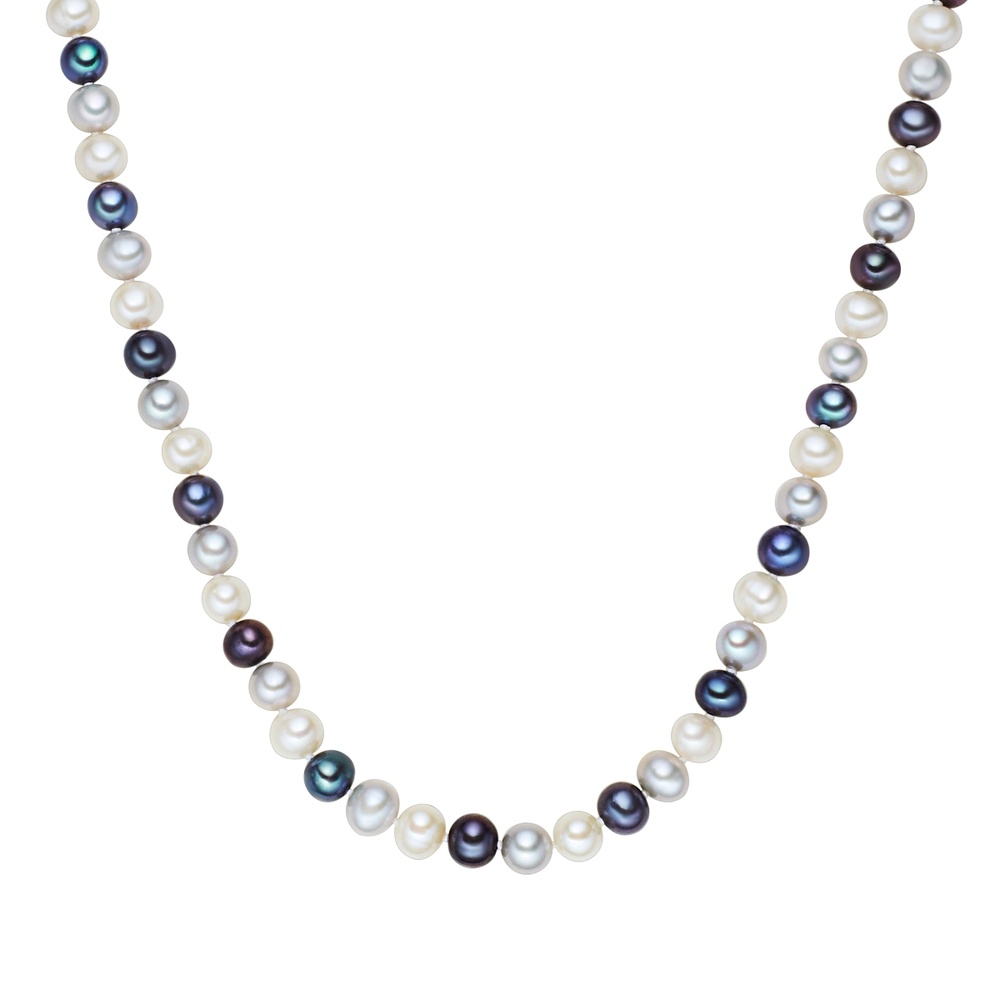 Valero Pearls Chaîne Argent sterling Perle de culture d'eau douce en Argent collier