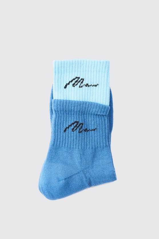 Doppellagige Man Signature Sport-Socken