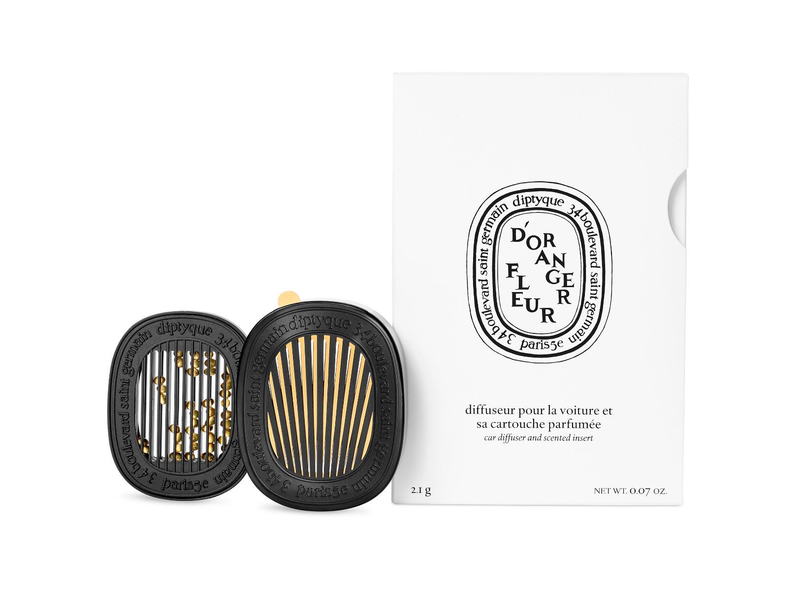 Fleur d'Oranger - Diffuseur pour la voiture et sa cartouche