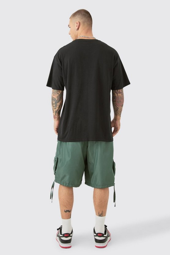 Oversize T-Shirt mit lizenziertem Cherry Coke Print