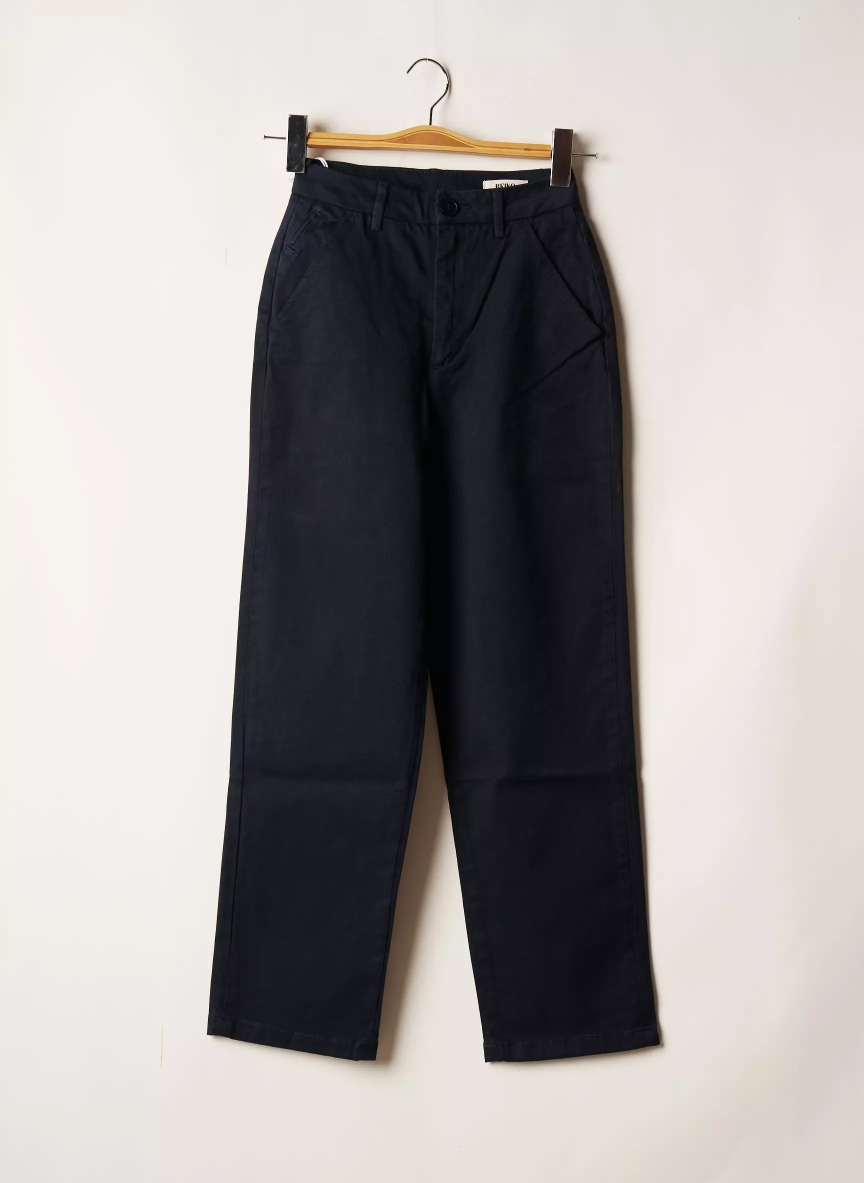 Reiko Pantalons Chino Femme couleur bleu