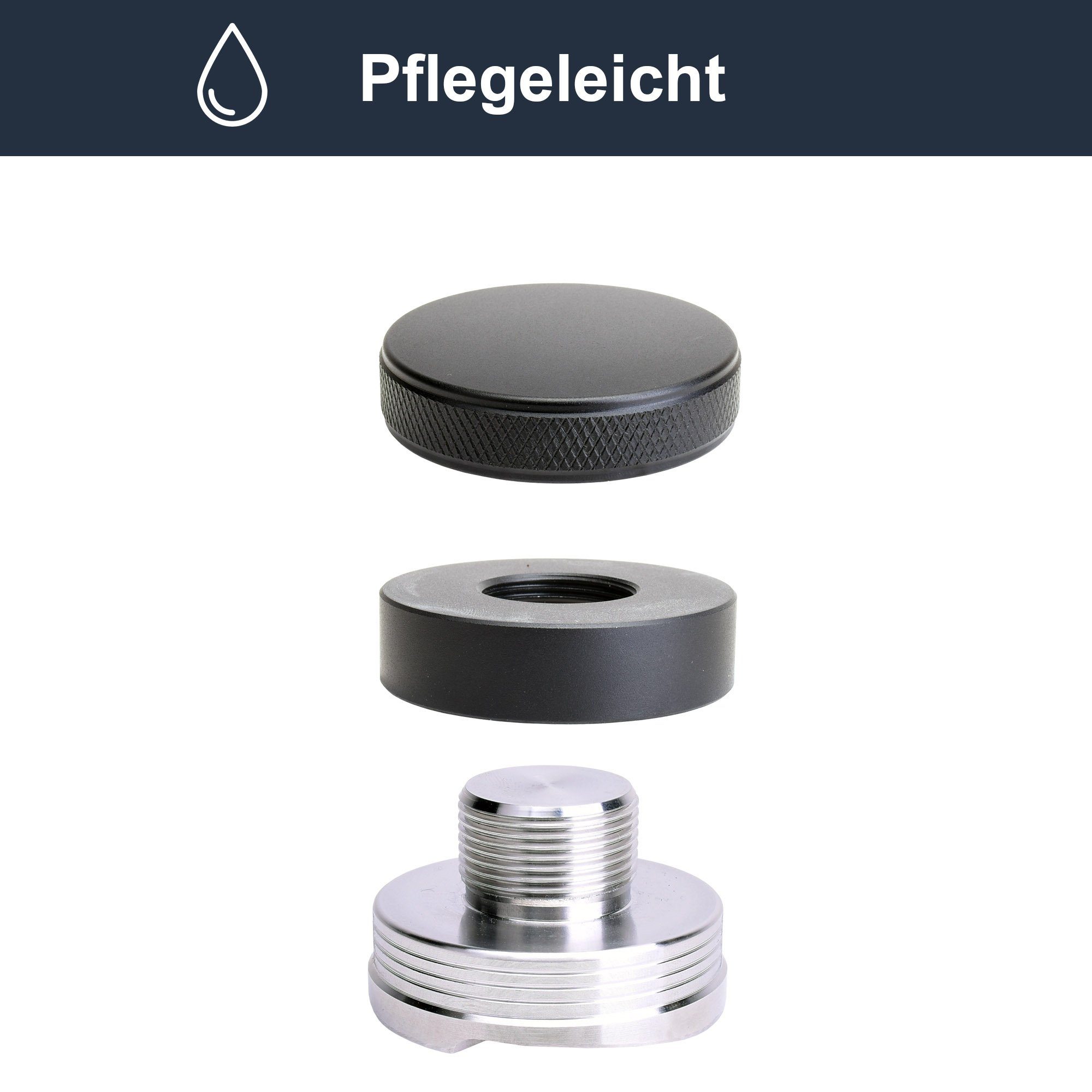 JOEFREX Tamper Coffee Distributor - Level Tamper für Delonghi Dedica 51mm