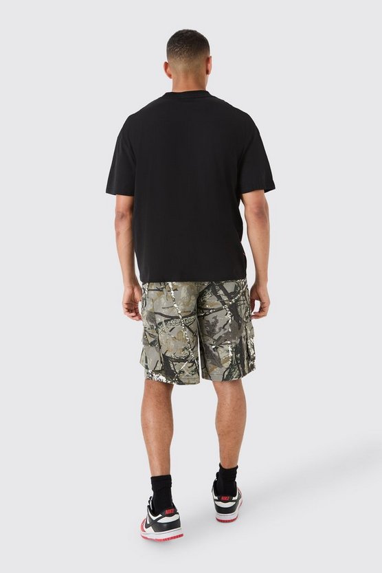 Oversize T-Shirt mit Homme Dog Print