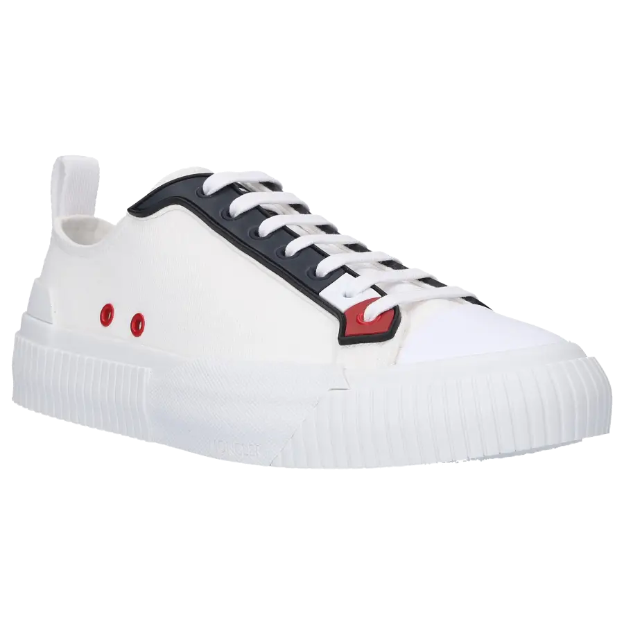 Moncler - Sneaker low MAXIME Canvas - weiß
