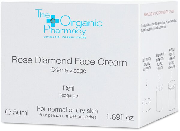The Organic Pharmacy Rose Diamond Face Cream REFILL Gesichtscreme