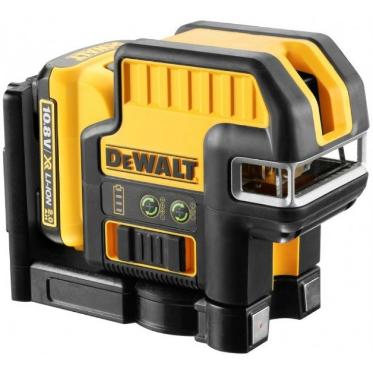 DeWalt DCE0825D1G-QW Самонивелишући 5-тачкасти укрштени линијски ласер са зеленим снопом 10.8V 2.0Ah XR Li-Ion