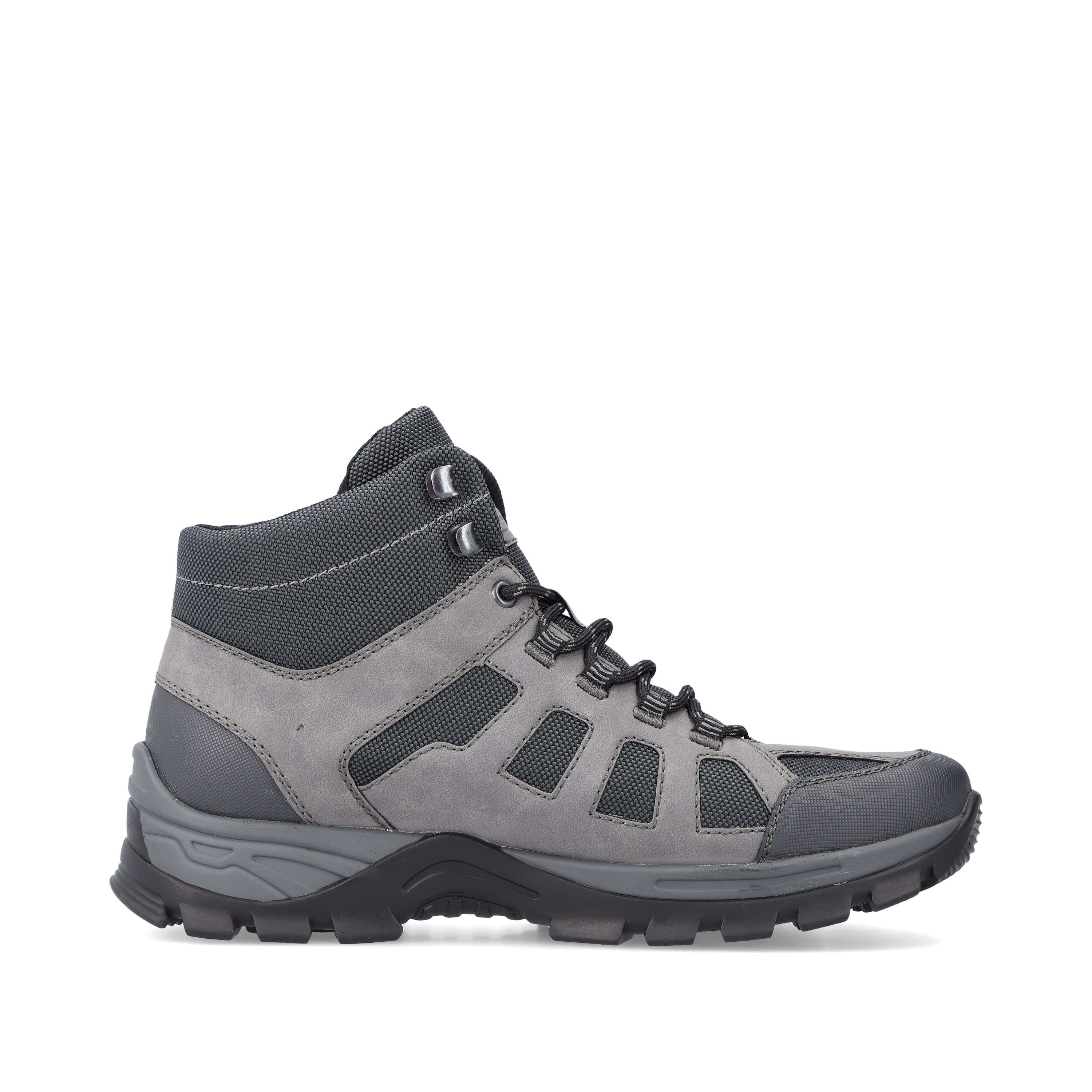 Rieker Herren Schnürstiefel platingrau