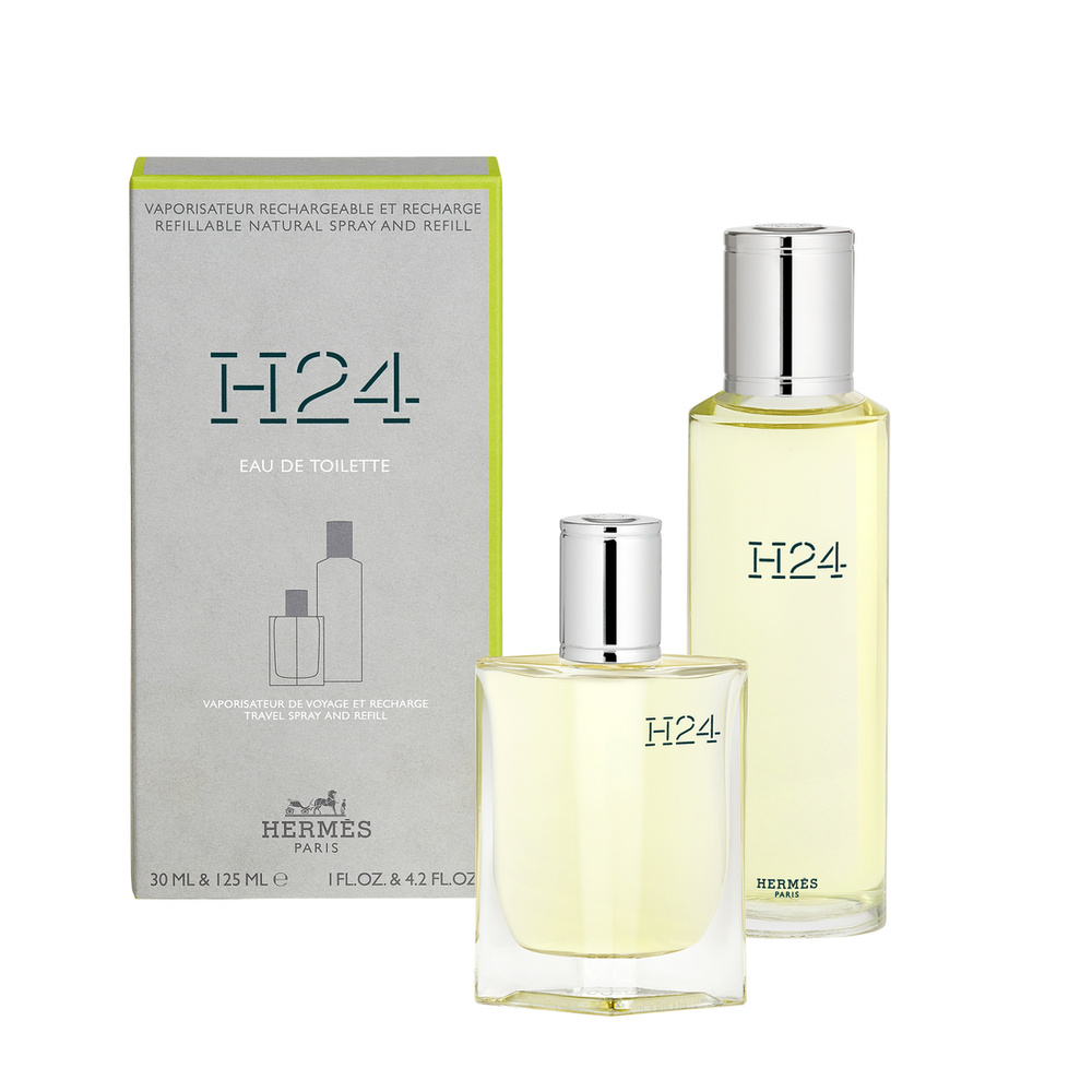 HERMÈS H24 Eau de Toilette Vap Remplissable 30ml + Recharge 125ml Eau de Toilette