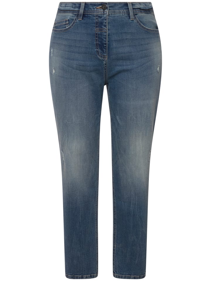 Ulla Popken Jeans in blue denim günstig kaufen