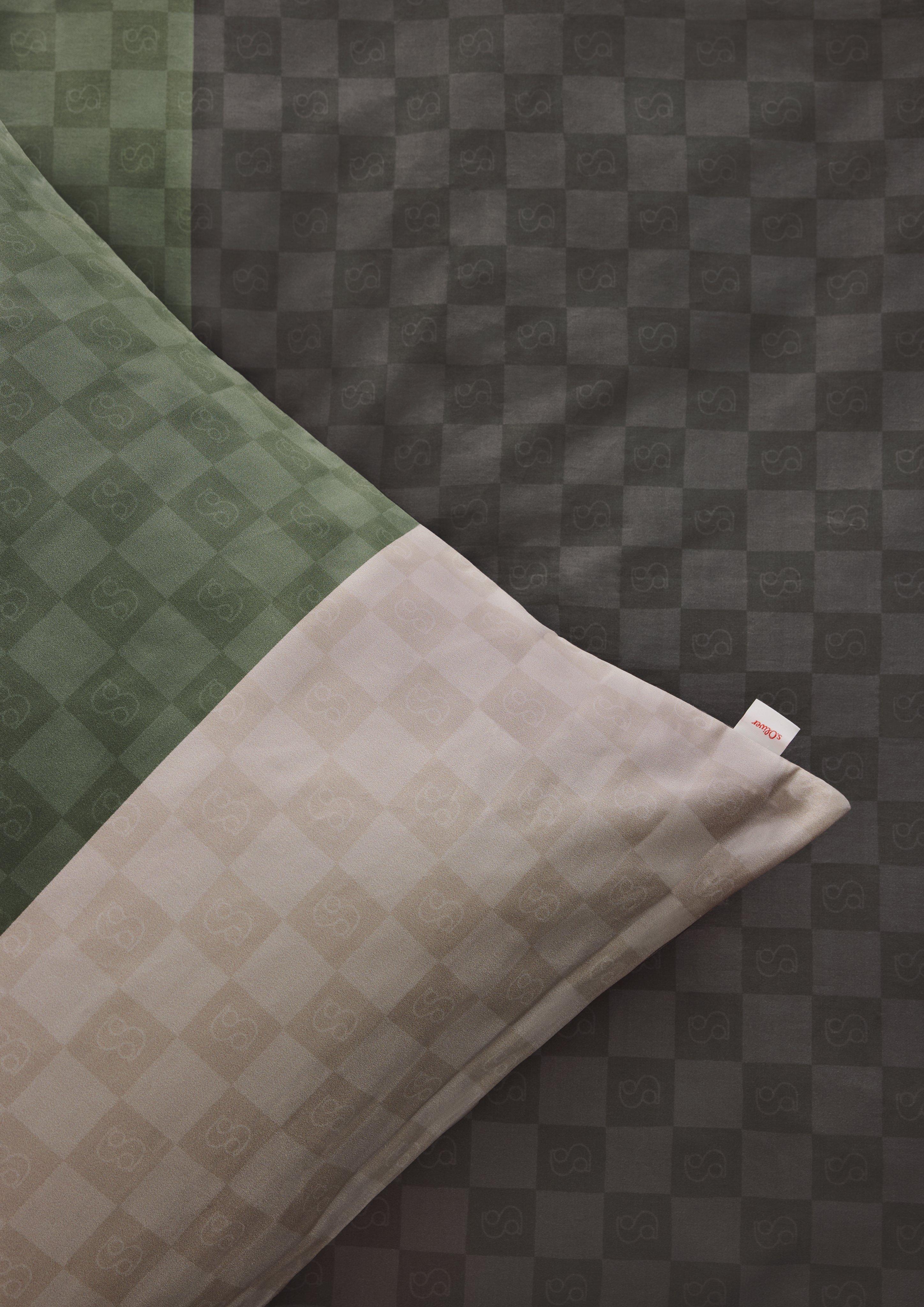 Bettwäsche mit Colour Blocking und Karos  6008744-810