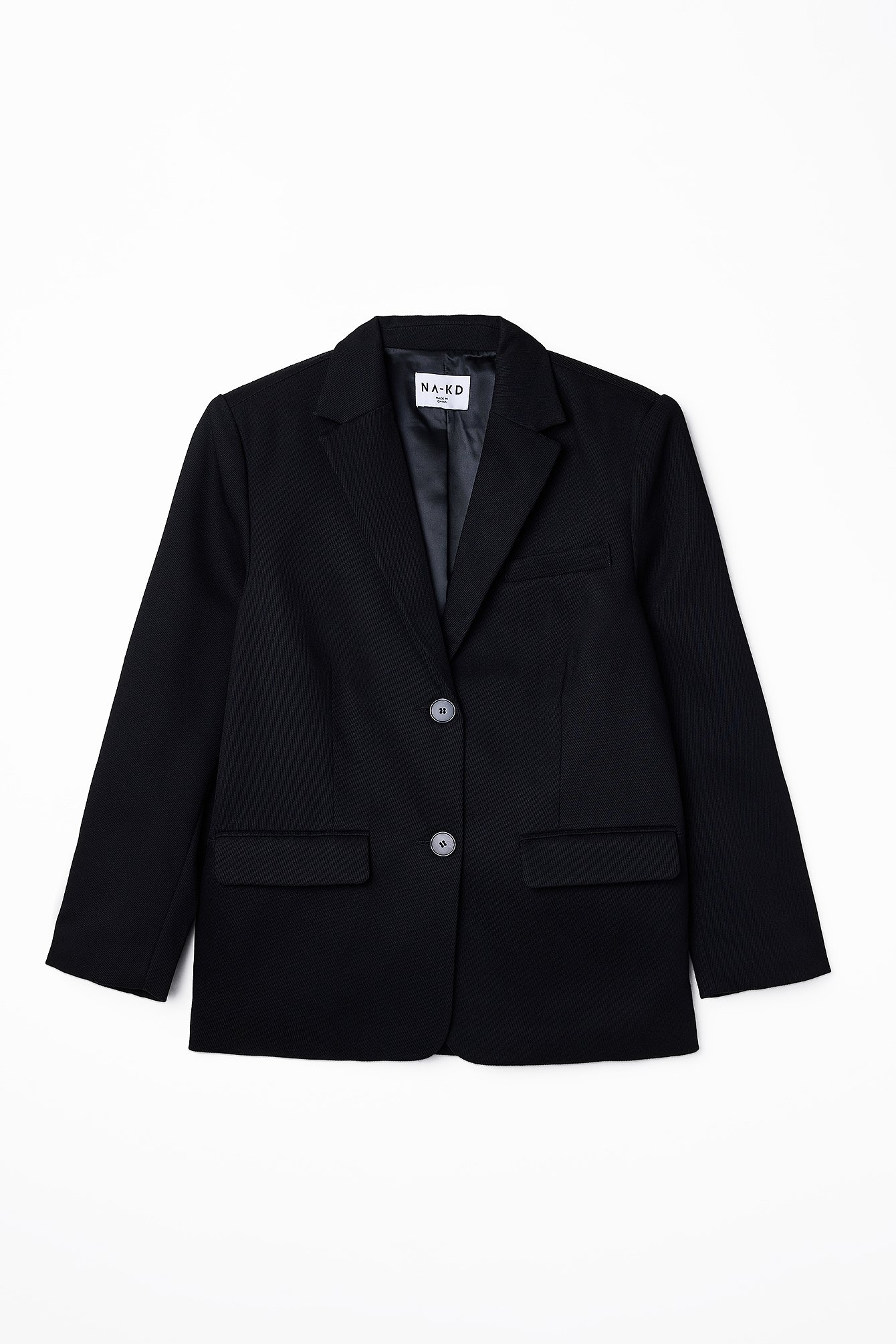 Oversiize-Blazer aus Twill