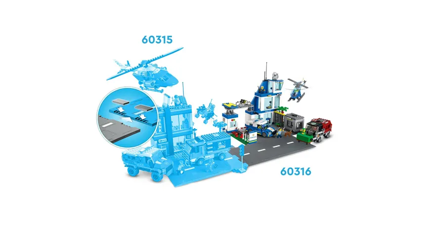 LEGO City 60316 Polizeistation