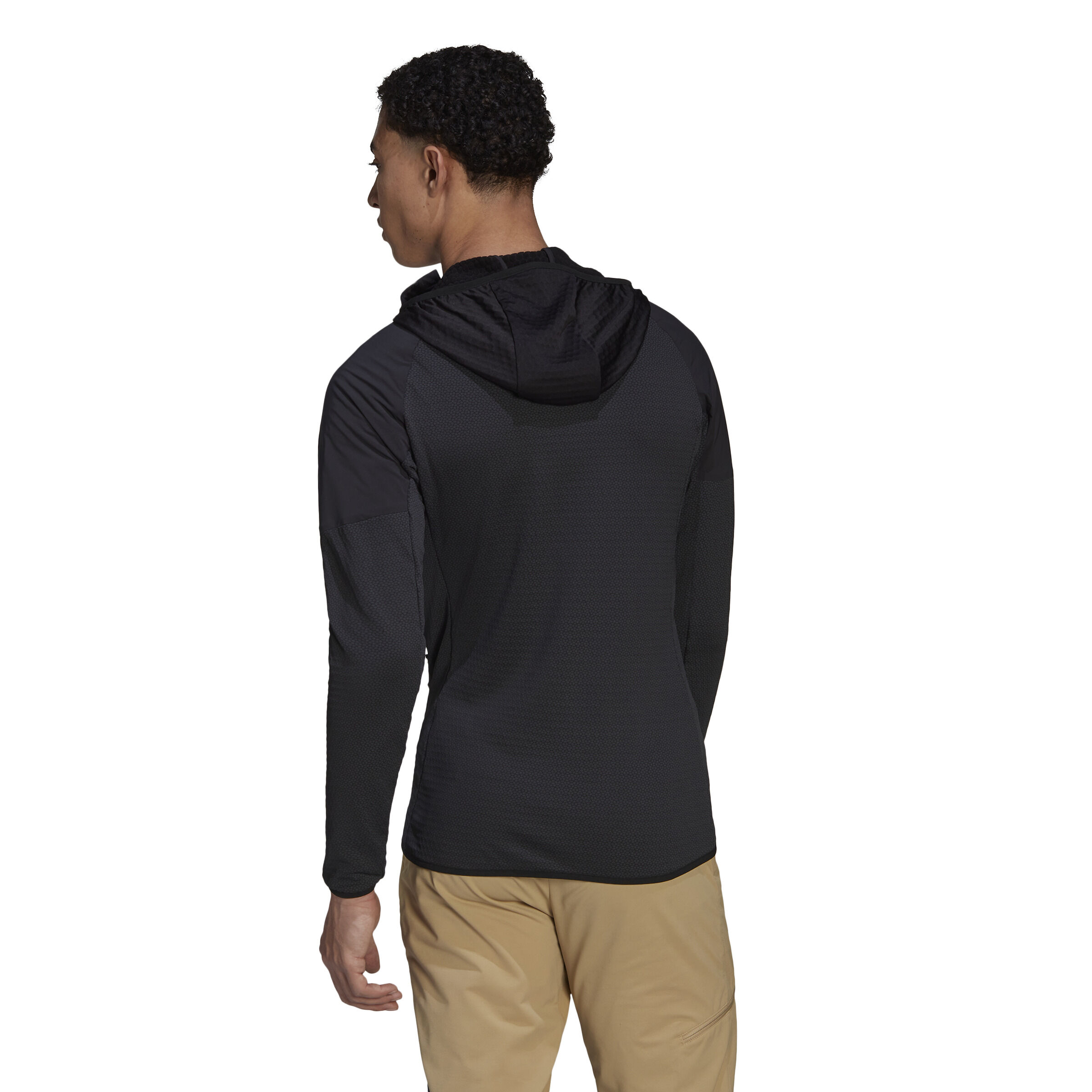Fleece Hoody Herren - Schwarz