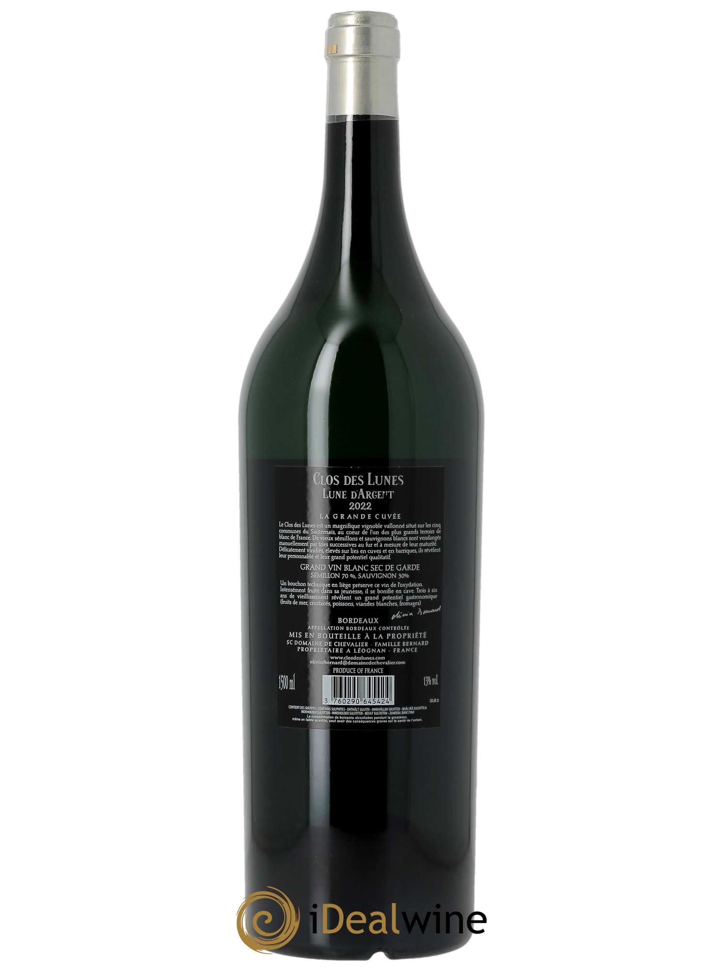 Clos des Lunes - Lune d'Argent  2022 - Lot de 1 Magnum