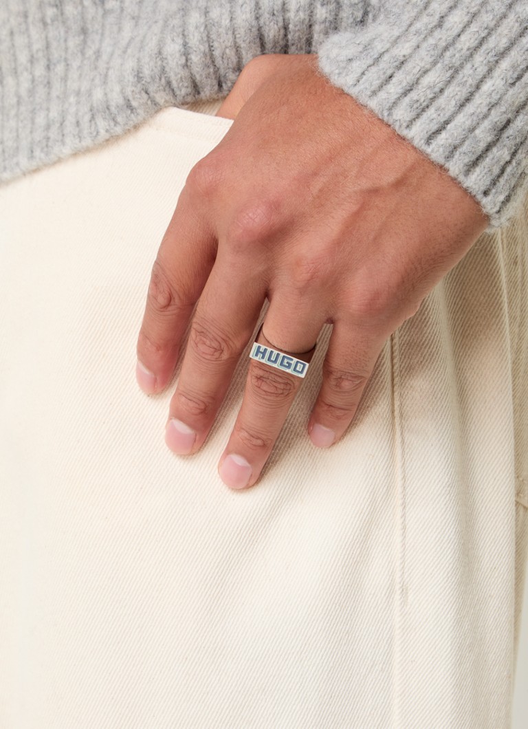 HUGO BOSS  Zegelring met logo