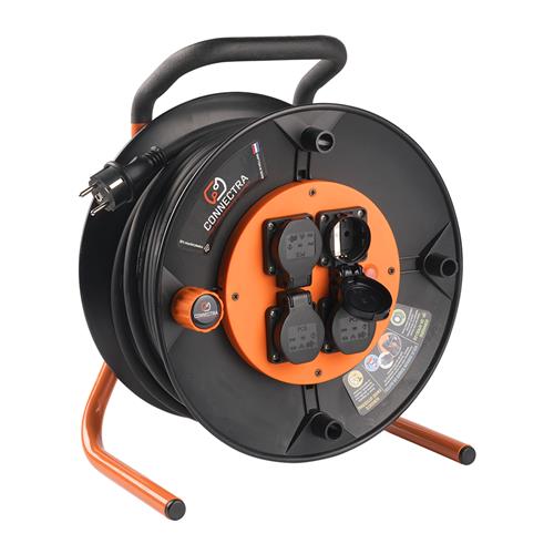 Connectra 47.865.10 Kabelhaspel EXPERT PRO - 50m - H07RN-F - 3 G 1,5 mm²