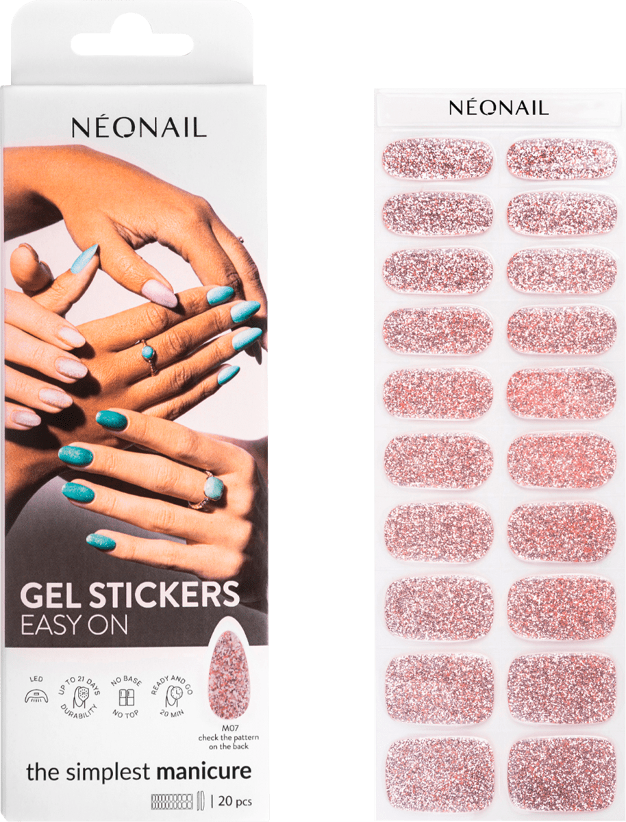 Gel Nagelsticker Easy On M07, 20 St
