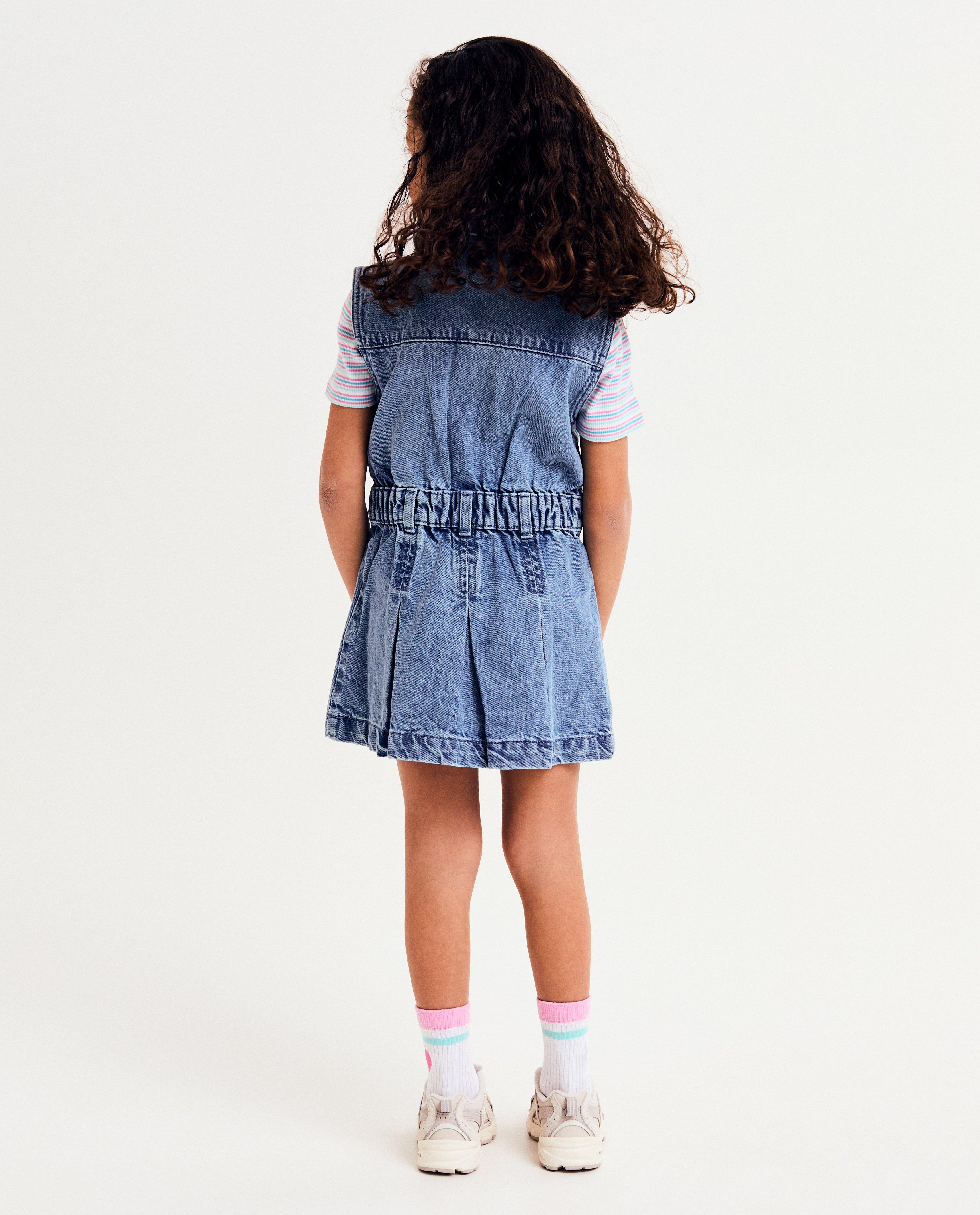 Rochie din denim K3 Blue albastră