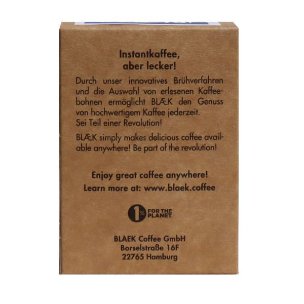 BLAEK NO.1 - Kaffee