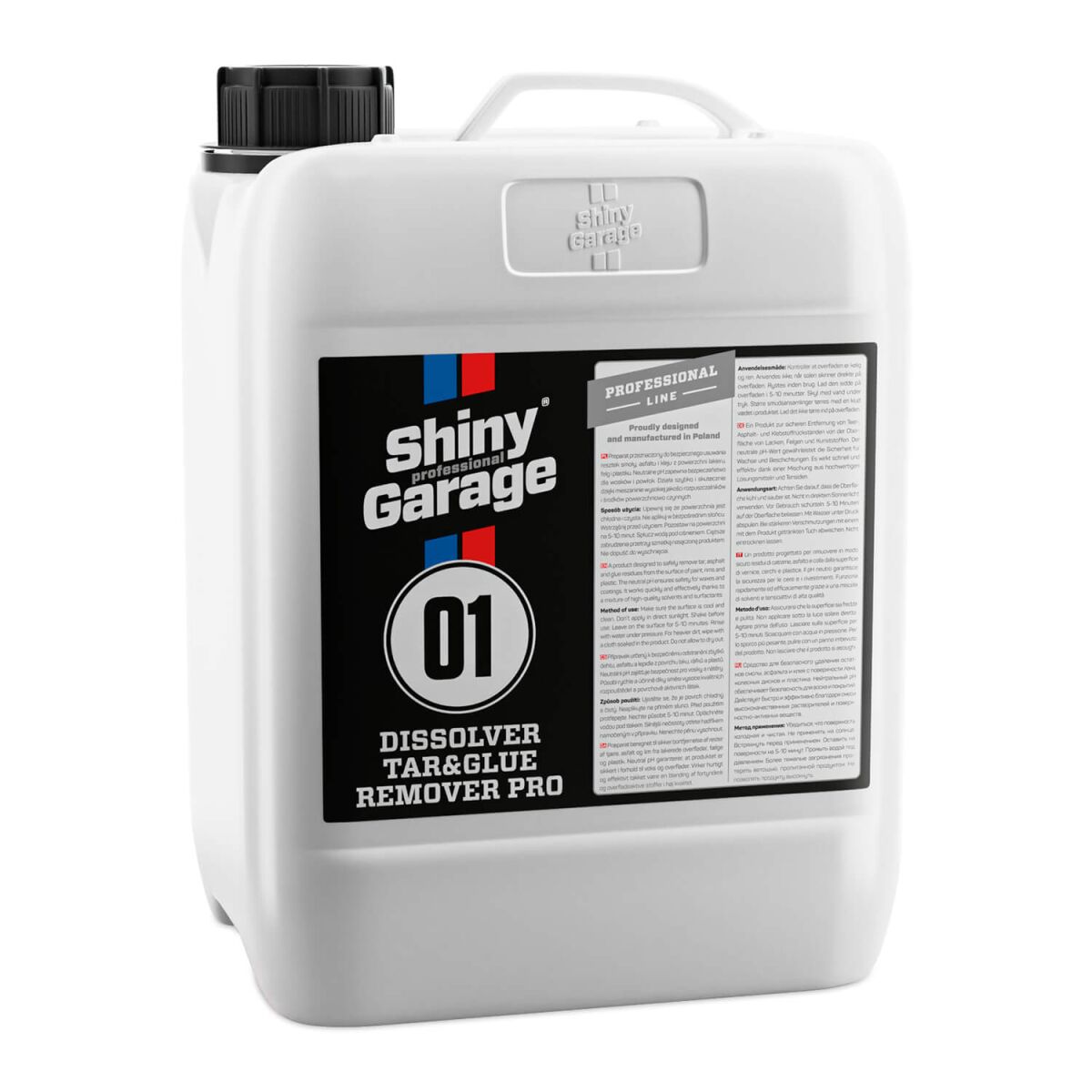 Shiny Garage Dissolver Tar & Glue Remover Pro Teer- & Baumharzentferner 5L